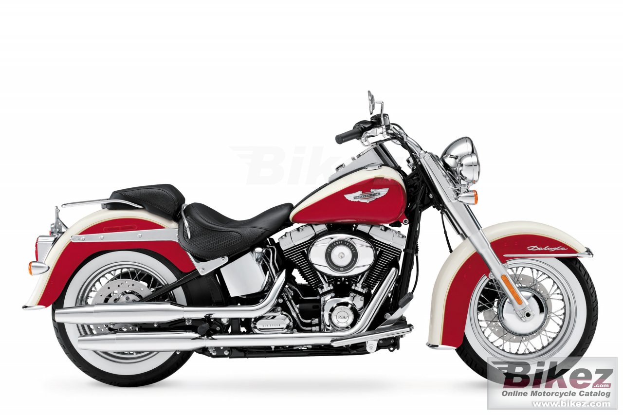 Big Harley-Davidson softail deluxe picture and wallpaper from Bikez.com
